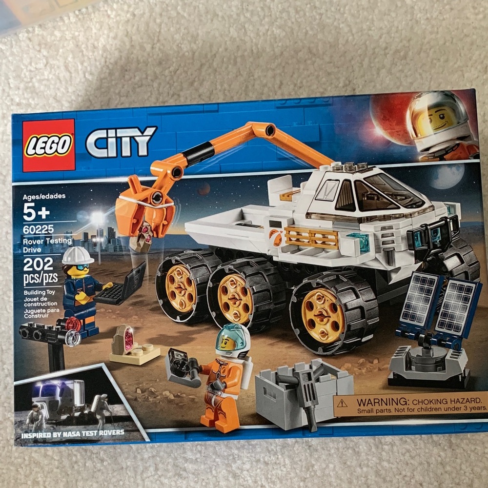 LEGO City Space Rover 60225 with Orange and White Details